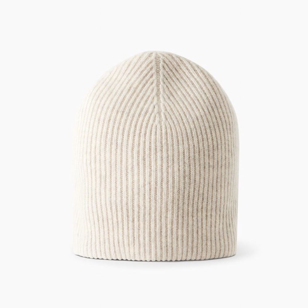 Aritzia Babaton Luxe Erwitt Beanie Heather Birch